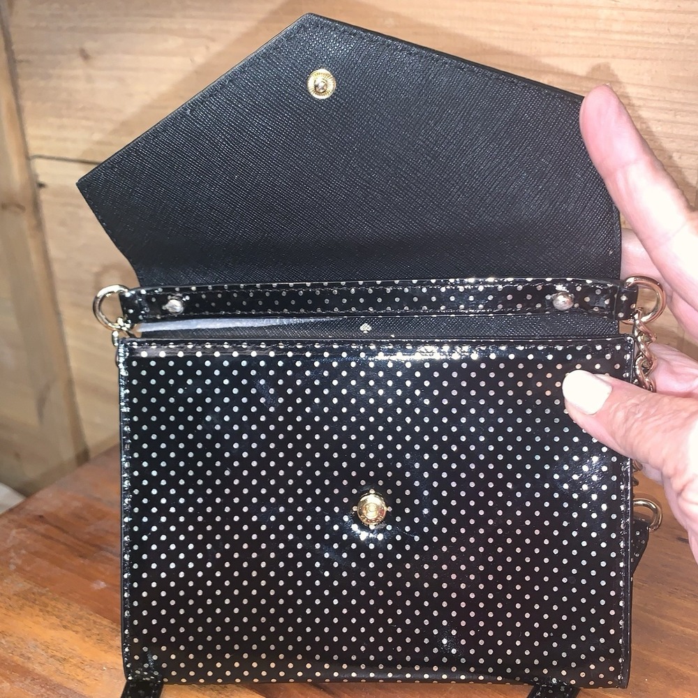 Kate Spade Crossbody Lilac Street Dot Monday Handbag Purse Polka Dot‎ 6.5"x5" - Picture 6 of 9